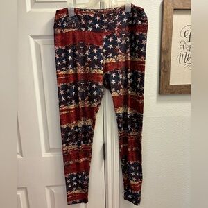 LuLaRoe Tall/Curvy American Leggings